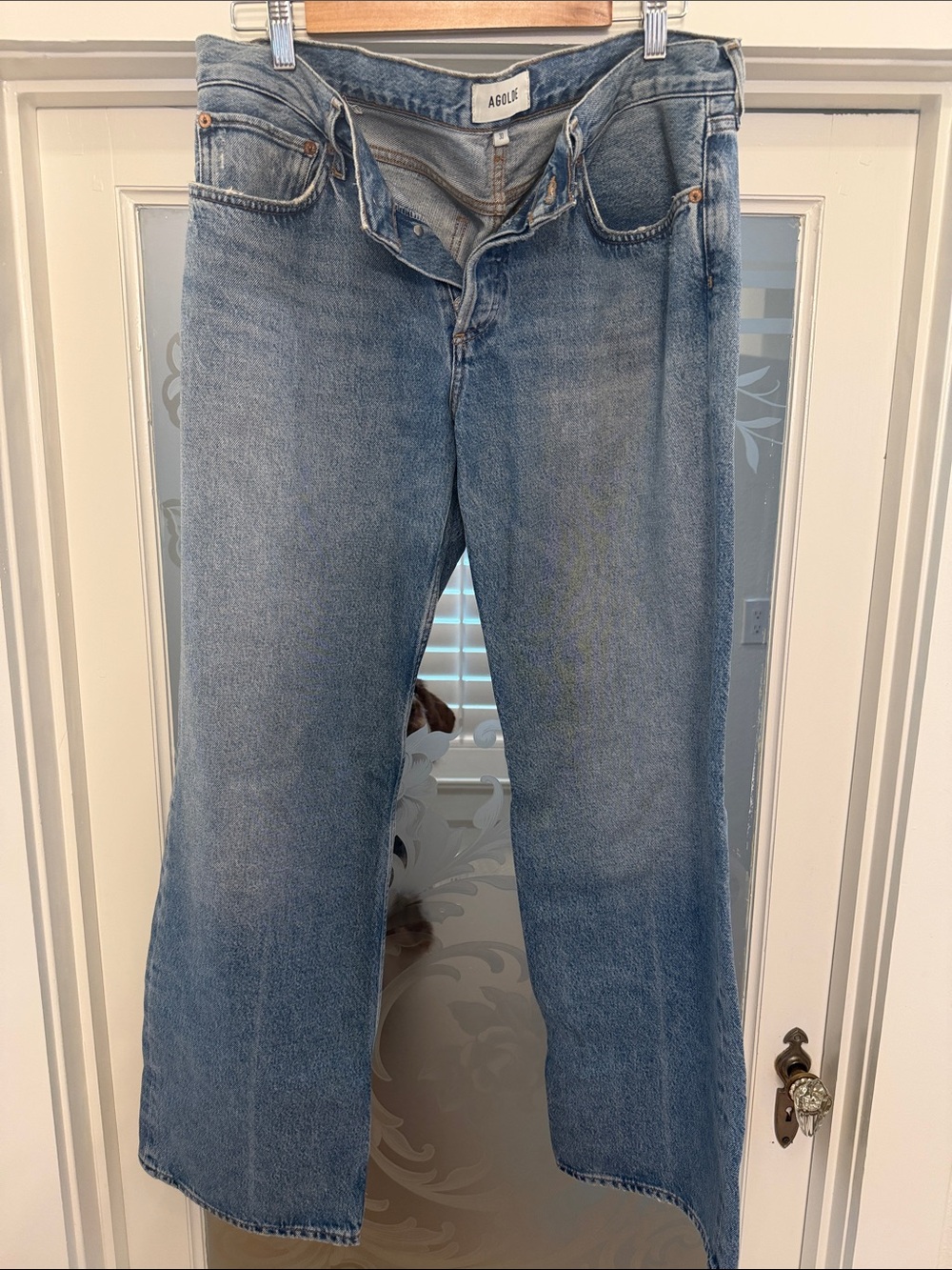 Agolde Light Blue Flare Jeans